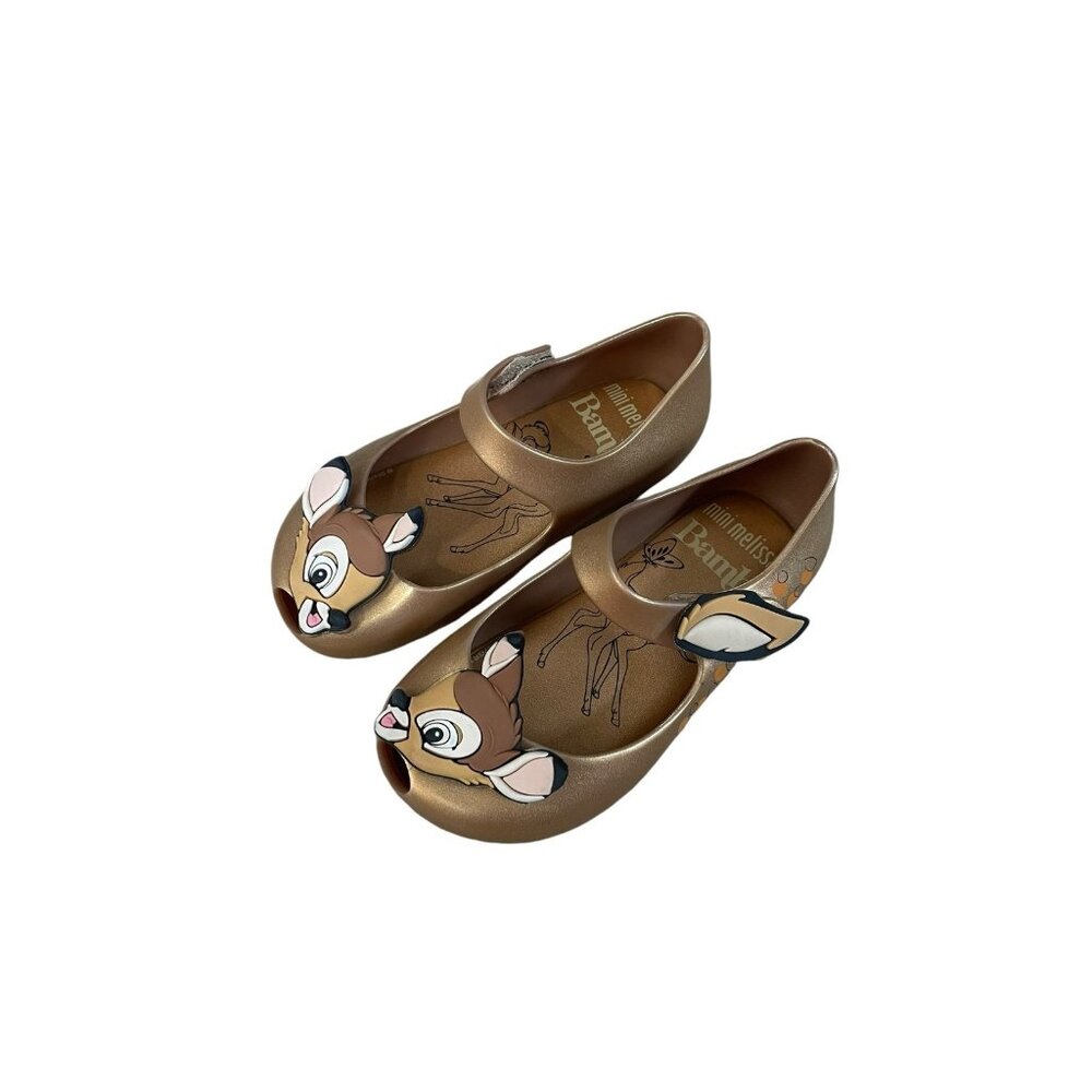 Mini Melissa Disney Bambi Sandals Toddler Size 8